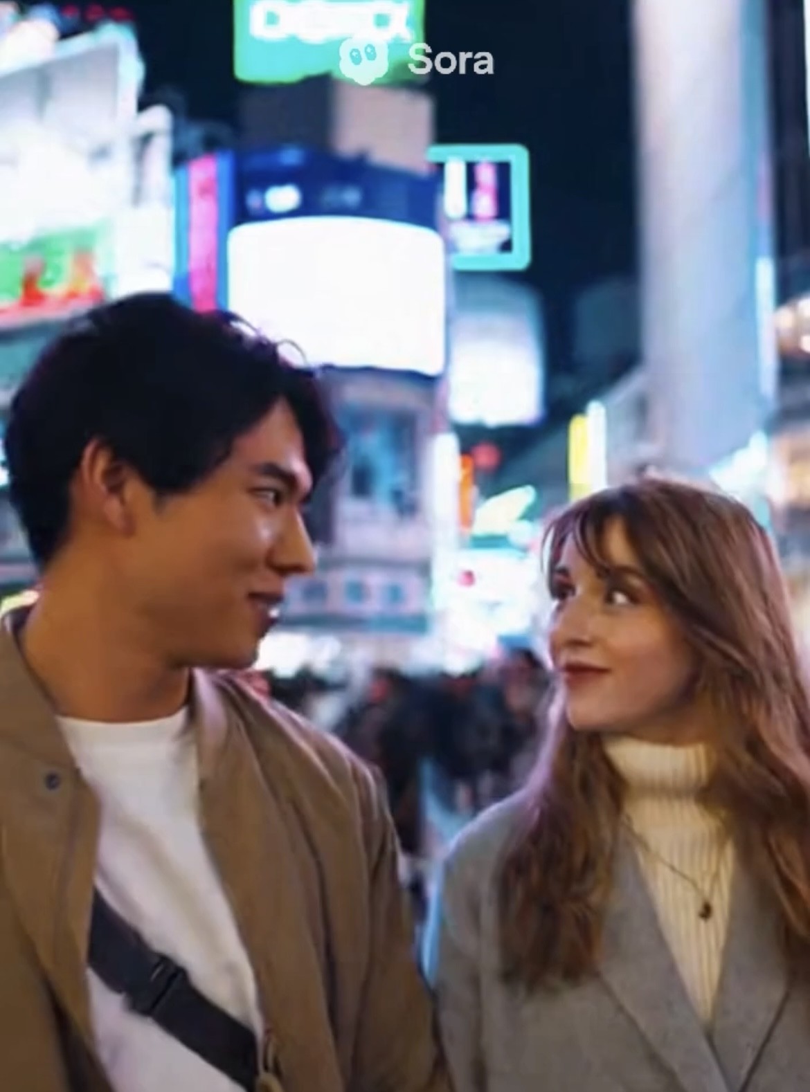 渋谷の夜の出会い動画